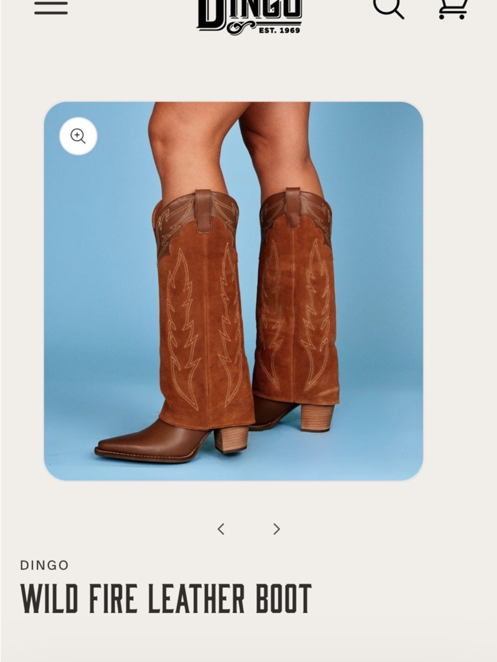 Dingo wild fire leather boot - Picture 2 of 14
